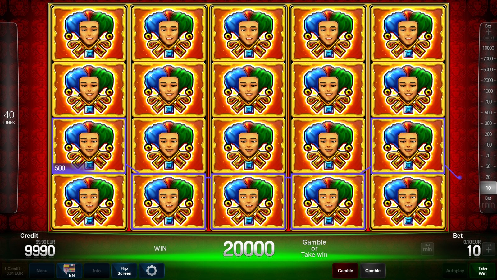 Mega Joker Jackpot Winorio